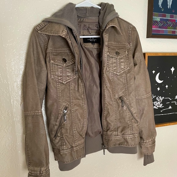 Faux leather jacket - Picture 1 of 4